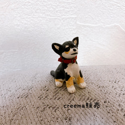 チワワ　スムース　ブラックタン　ミニチュア　犬　フィギュア　置物 1枚目の画像