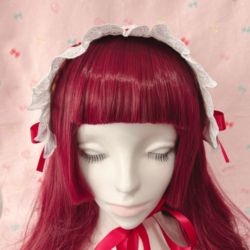 ヘッドドレス 薔薇園でつかまえて ローズ 花柄 ヘッドドレス