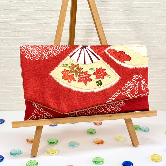 袱紗チャックバッグ 着物用 古