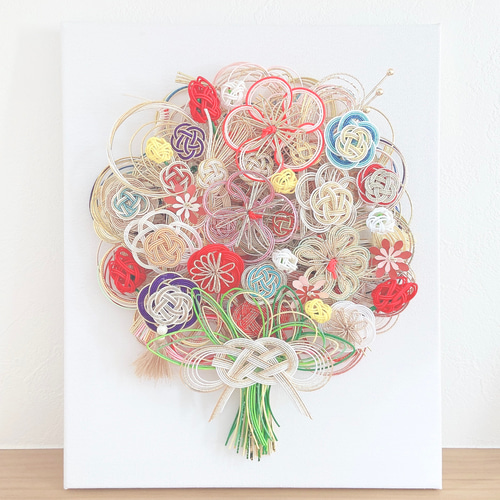 キャンバスタイプ✾水引アート✾結婚式の思い出を世界に一つだけの  