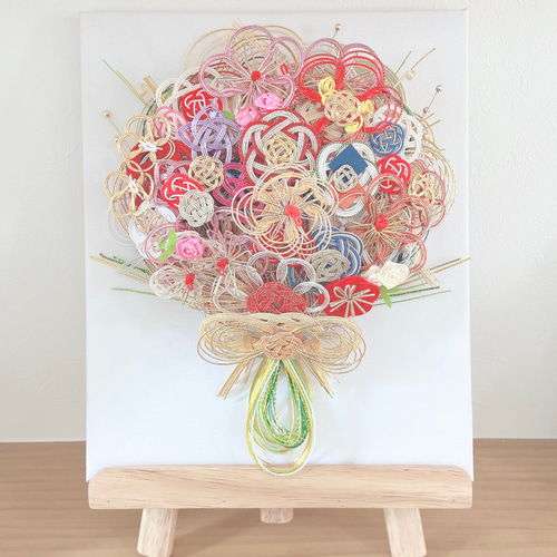 キャンバスタイプ✾水引アート✾結婚式の思い出を世界に一つだけの 