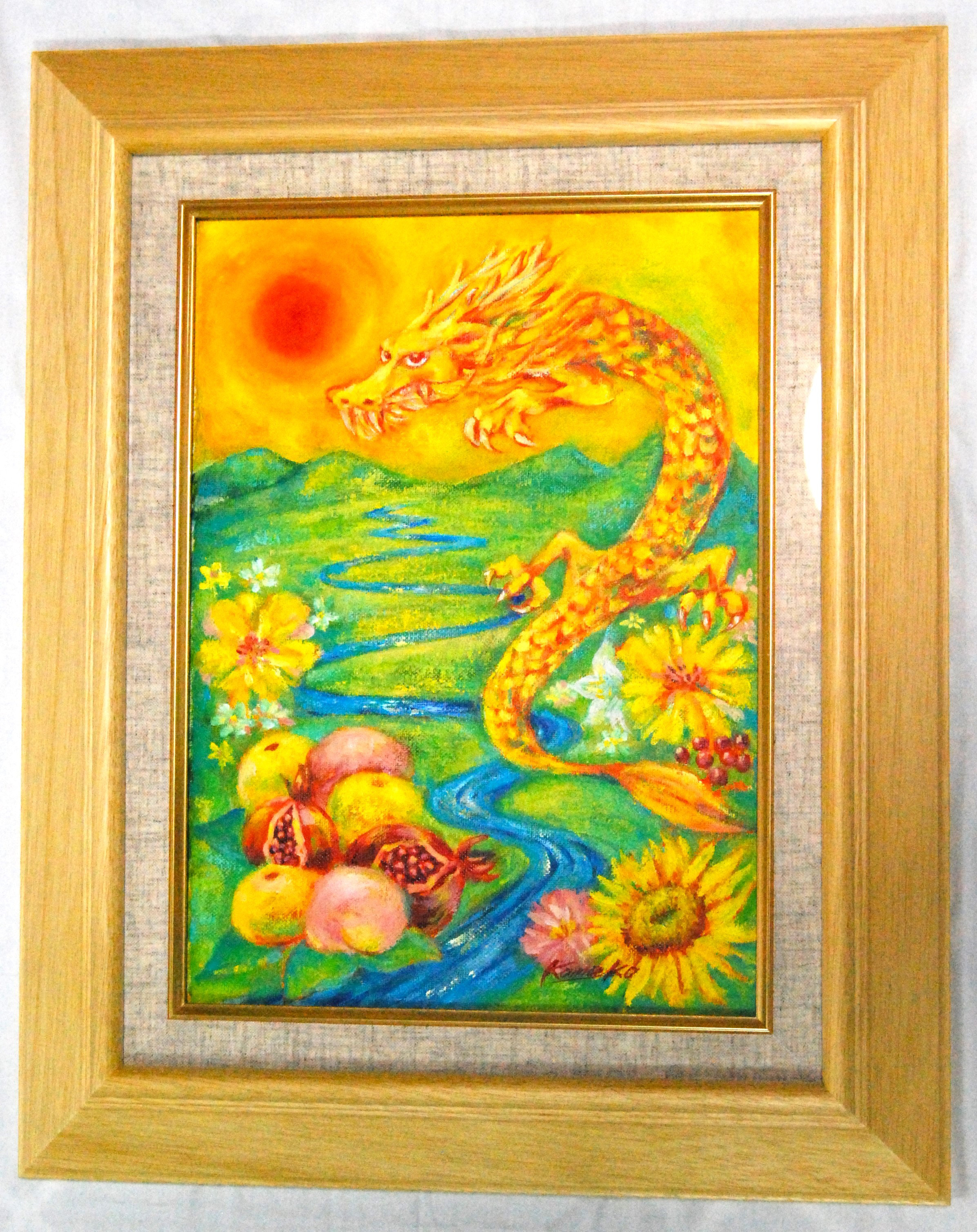 風水龍神絵画『真言密教の守り龍』‼️ 風水龍神絵画『真言密教の守り龍』‼️
