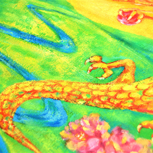 絵画 「PASTEL SABI」F4 絵画「SABI」F4