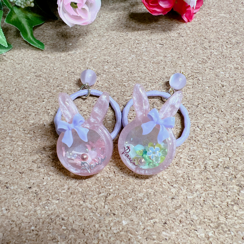 ヘアゴム シャカシャカレジン うさぎ ヘアゴム ねこねこ南町 通販