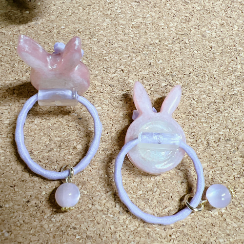 ヘアゴム シャカシャカレジン うさぎ ヘアゴム ねこねこ南町 通販