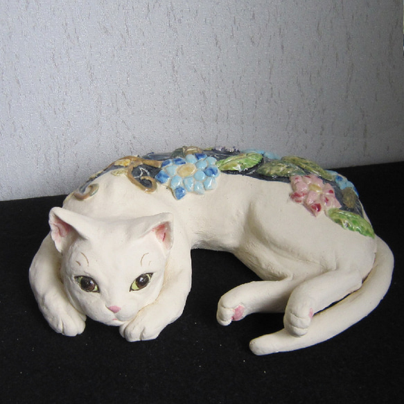 猫 陶製 置物 一点物 まねき猫 陶製 置物 一点物 【公式通販】