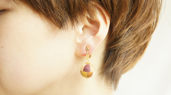[新品] Yoseki Mari 穿孔耳環 第5張的照片