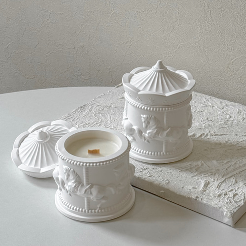 Carousel container candle ~ カルーセルコンテナーキャンドル