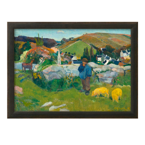 1098□アートポスター 絵画 A3サイズ『ポール・ゴーギャン 豚