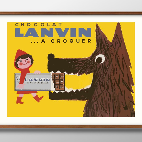 12256□アートポスター 絵画 A3サイズ『チョコレート ショコラ