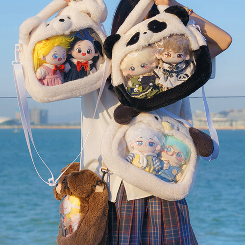 着せ替えぬいぐるみバッグ ぬいぐるみ外連れ 痛バッグ 4種類