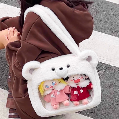 着せ替えぬいぐるみバッグ ぬいぐるみ外連れ 痛バッグ 4種類
