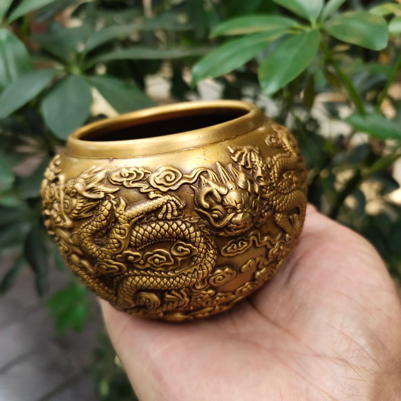 ダブル龍　香炉 茶道具 現代工芸品 装飾品 置物 5枚目の画像