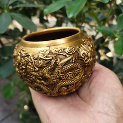 ダブル龍　香炉 茶道具 現代工芸品 装飾品 置物 6枚目の画像