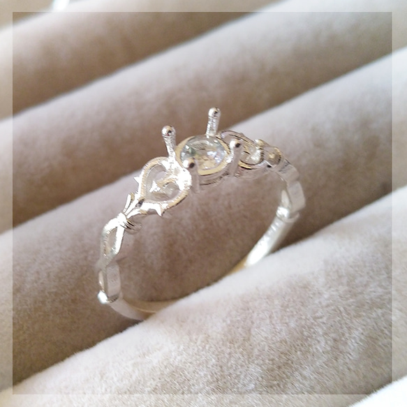 リング空枠S925 4mmラウンド アイリーン その他素材 れび 通販