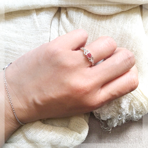 リング空枠S925 4mmラウンド アイリーン その他素材 れび 通販