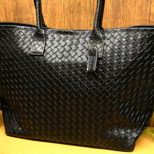 ☆未使用級☆サザビー Premium Mesh Tote イントレチャート 黒
