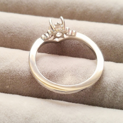 リング空枠S925 4mmラウンド エフィ その他素材 れび 通販 17078422