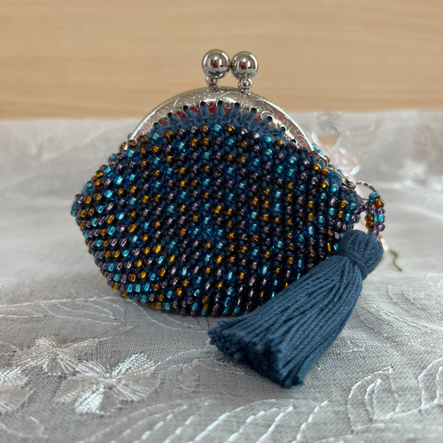 がま口 ハンドメイド ビーズ ☆96