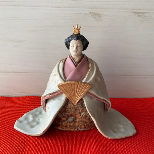 【ひな祭り】土炎手　陶器雛 季節の飾り物「雛人形」 ひな人形・雛飾り 彩炎陶房M 通販