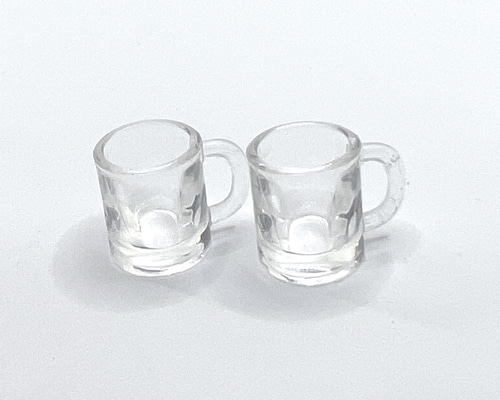 17×13mm 6個セット】マグカップ コップ ミニチュア デコ用 人形