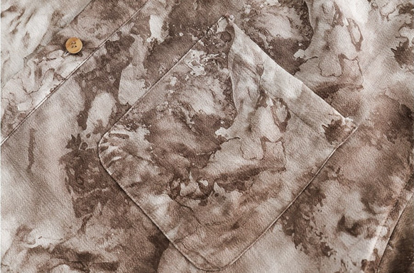 メンズレトロ長袖シャツ男女カップル用ゆったりリゾートシャツ W127 13枚目の画像