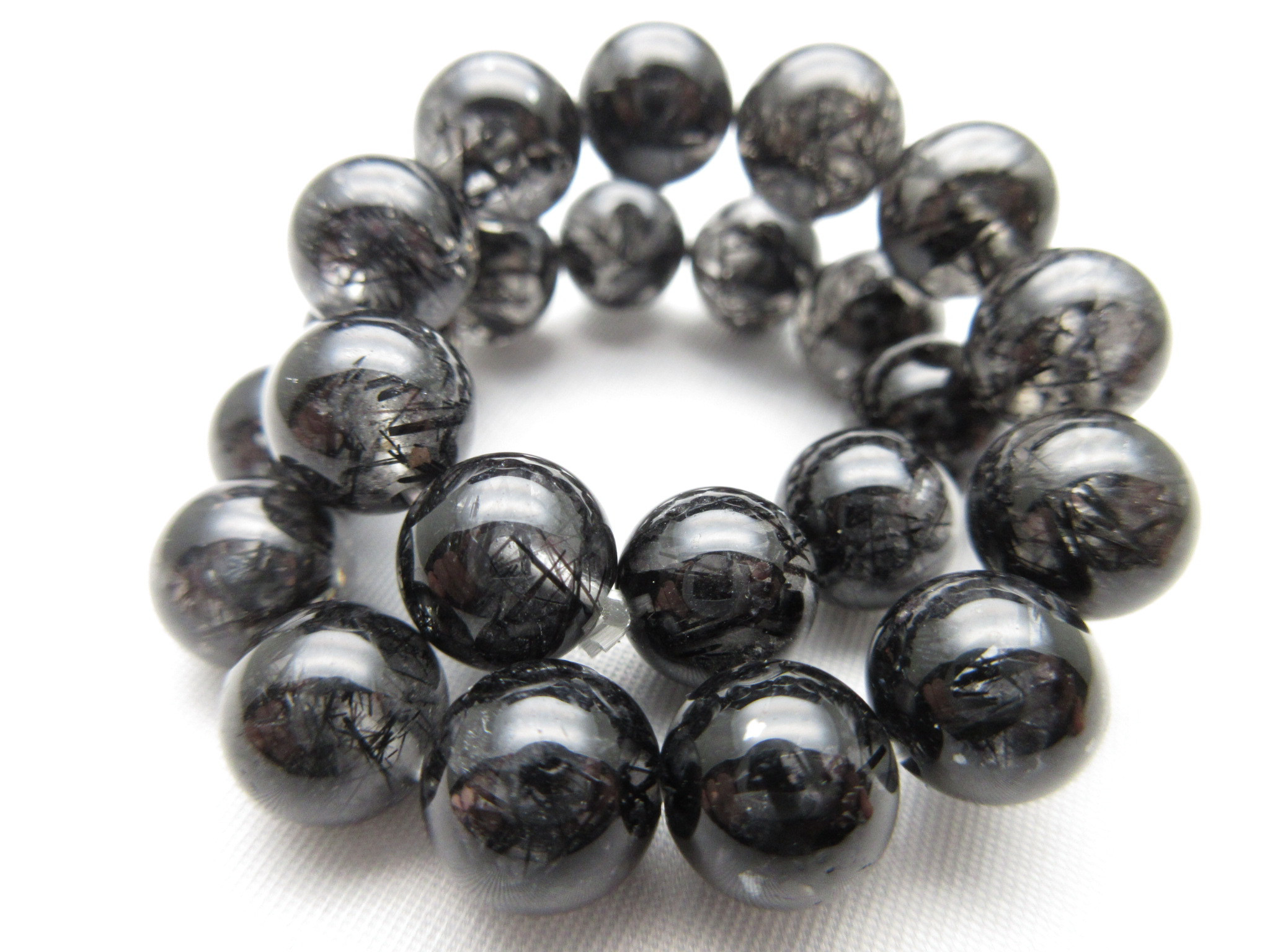 20%off】【ブラックトルマリンインクォーツ】/size(約16cm)/身体