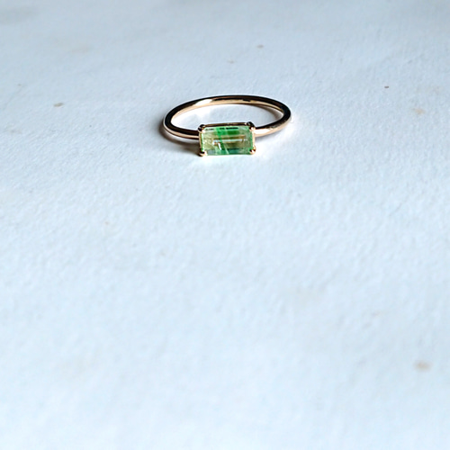 ピアス k18 ミントグリーンガーネット タンザナイト ❄︎Christmas