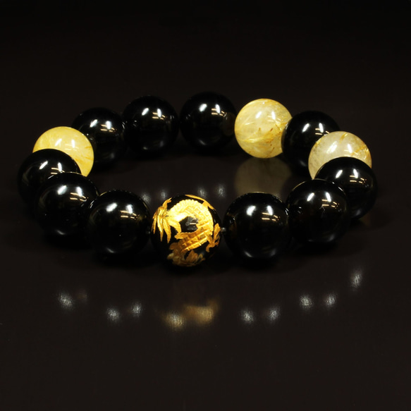 タイチンルチル ブレスレット 14個 メンズ 暗かっ 