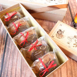 ★バレンタインに★数量限定『カカオBOX』★しっとり濃厚カカオケーキ5個入り☆ 5枚目の画像