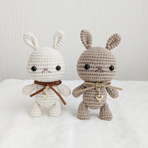 あみぐるみ 【Blid series】受注制作品 パンダ うさぎ くま