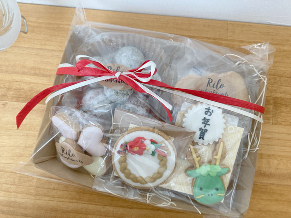 【2024】お年賀ギフト・アイシングクッキー焼菓子 1枚目の画像