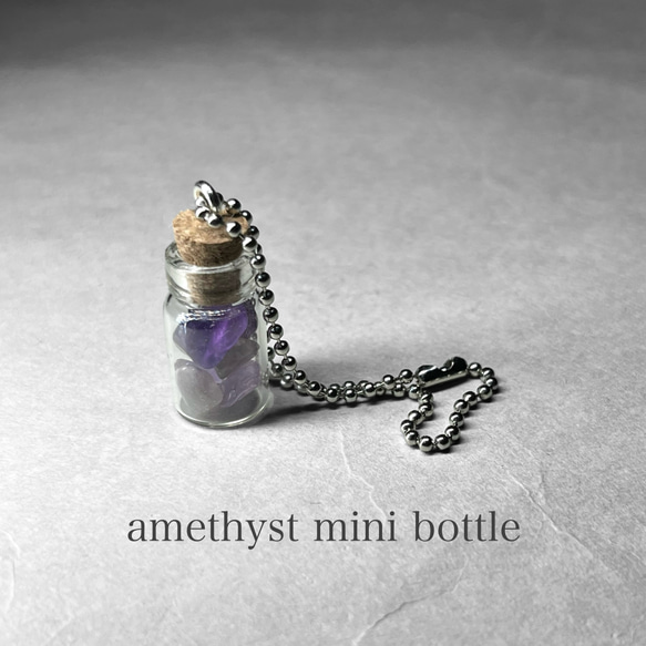 amethyst xs bottle：pebble stone / アメジストxsボトル A 1枚目の画像