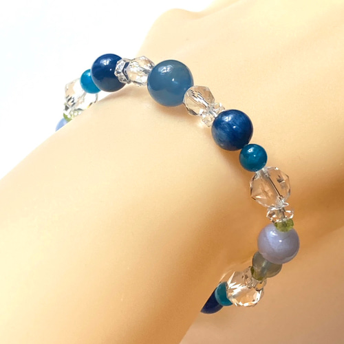 ◇2024年碧色ブレスレット【一歩踏み出したら成功・達成へ一直線】三碧