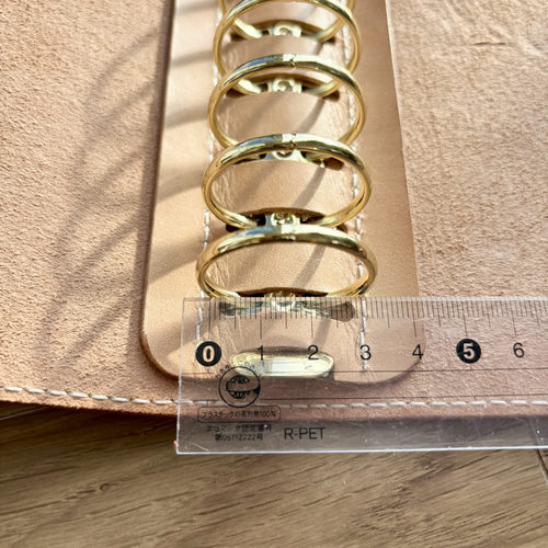 ミニ6システム手帳（ヌメ革、30mmリング） 手帳 you0810jmsdf 通販