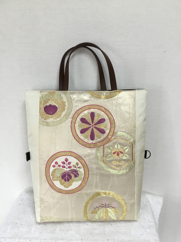 リリー様専用)帯リメイク大きめバッグ3点 厚かっ