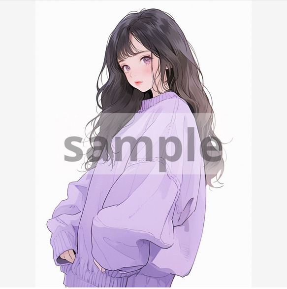 teatea.オリジナル 人物ステッカー 15枚目の画像