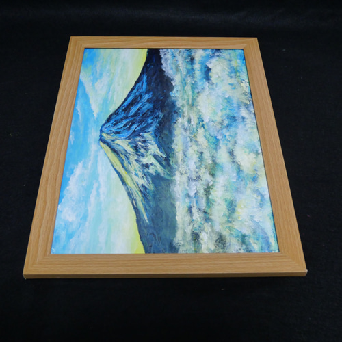 油絵 油彩 油彩画 絵 絵画 【朝の富士山】 絵画 HR 通販 油絵 油彩 油彩画 絵 絵画 【朝の富士山】 絵画 HR 通販