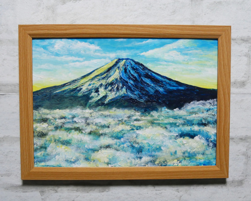 油絵 油彩 油彩画 絵 絵画 【白黒の富士山】 油絵 油彩 油彩画 絵画 【白黒の富士山】 絵画 HR 通販