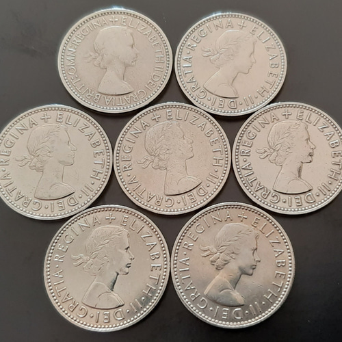 ラッキー6ペンス イギリス 美 英国コイン 100コインセット シックスペンス