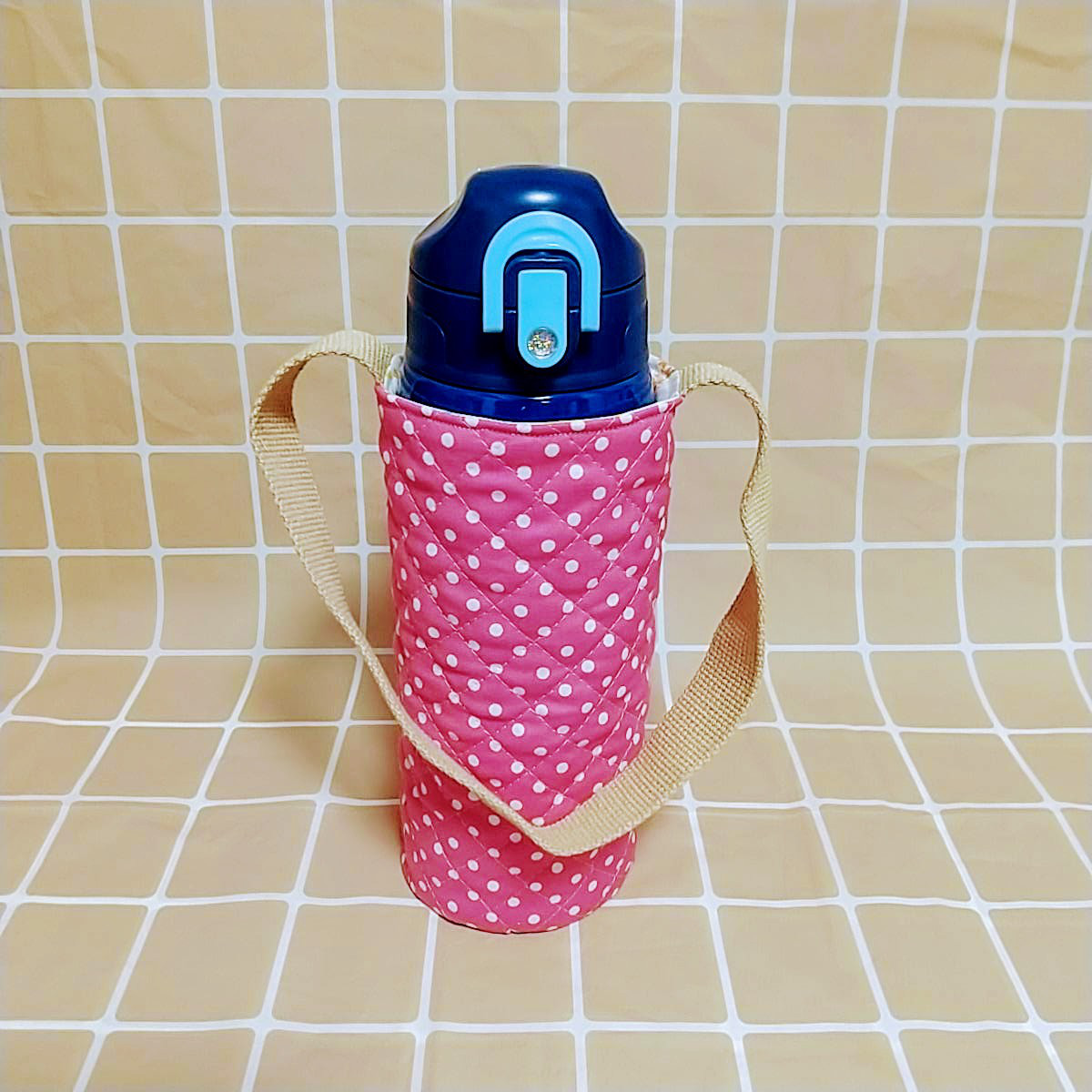 ハンドメイド　オーダー　水筒　カバー　サーモス　800 楽天市場】サーモス 水筒カバー FJJ ハンディポーチ（ストラップつき