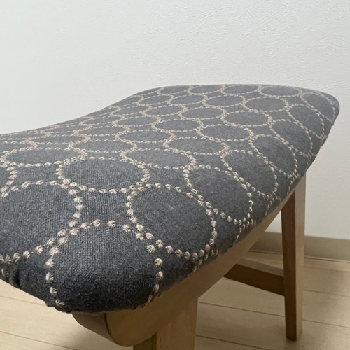 ミナペルホネン dop タンバリン l4 スクエア スツール【グレー】椅子