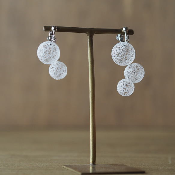 &lt;限定&gt; Hirari x Okaya 絲質泡棉耳環（可改為耳環/訂做） 第16張的照片