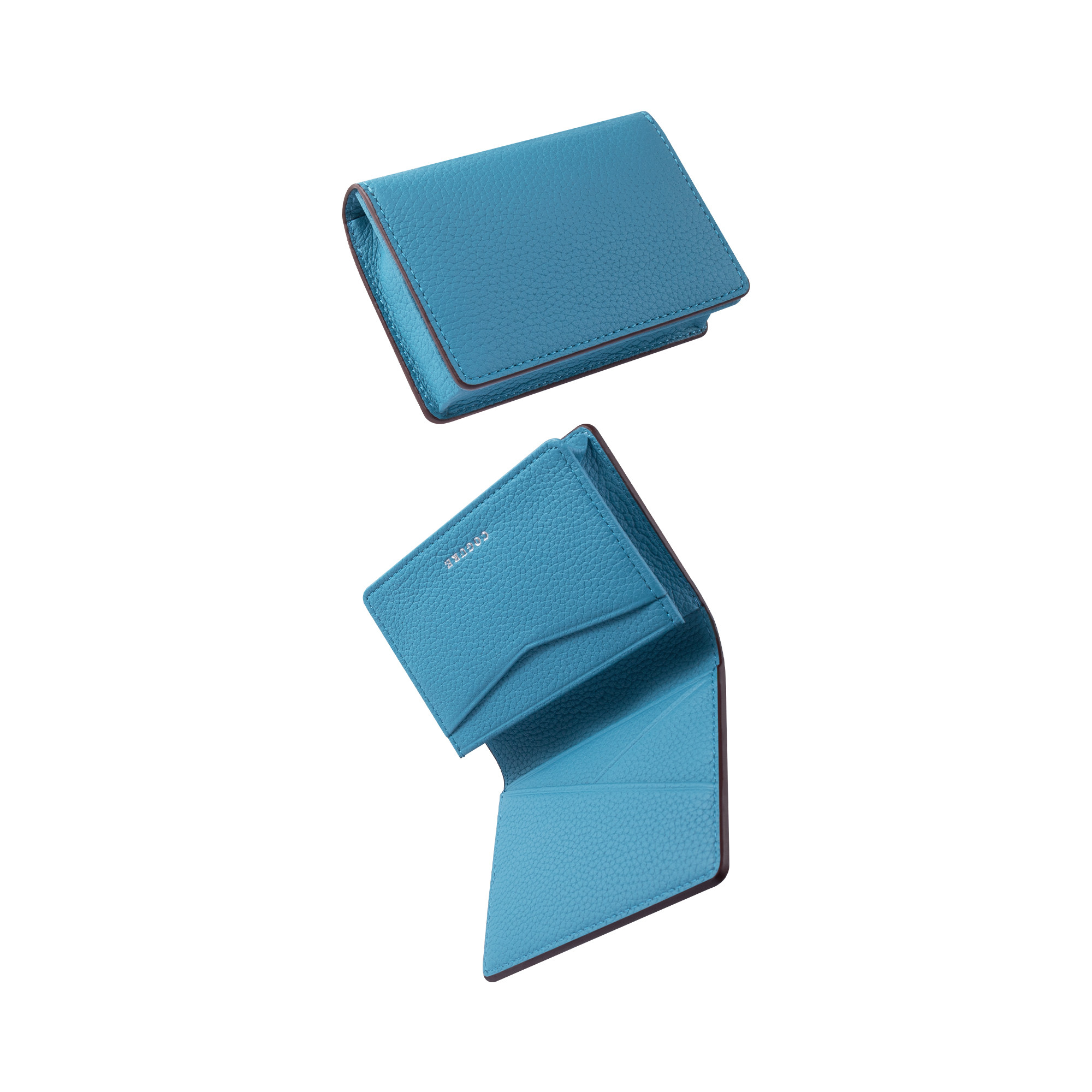 カードケース 名刺入れ 大容量 <COPCC50> シアン