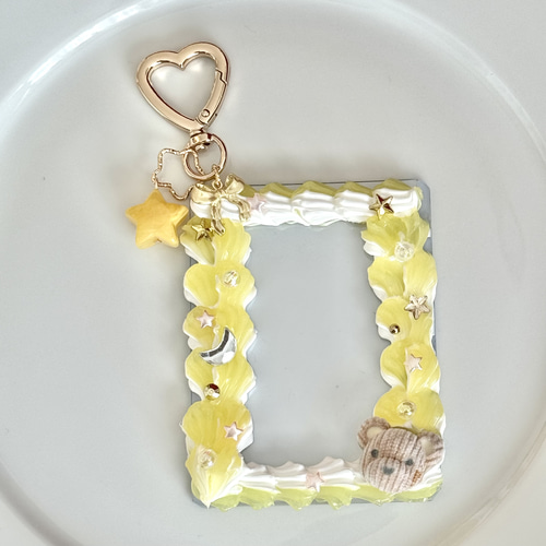 【予約中！】 くまちゃんシリーズ ホイップデコ キーホルダー トレカケース アイドルグッズ