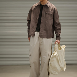 メンズレトロ運動カジュアルパンツゆったりポケット作業ズボン W132 3枚目の画像