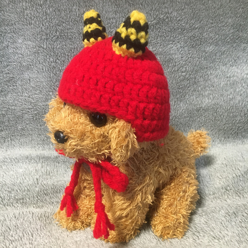 節分❤️鬼の帽子❤️小型犬用帽子 ペット服・アクセサリー そのちゃん
