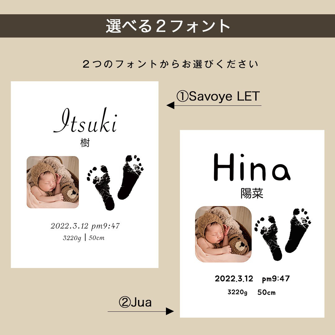 オシャレカラーの木製フラワー命名書♪【全６色】落ち着いた木製のフレームでインテリアにぴったり♪ i19