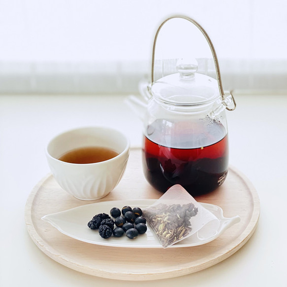 オーガニック薬膳茶 五色茶 BLACK　黒　楽膳カフェオリジナルブレンド　アンチエイジング 3枚目の画像