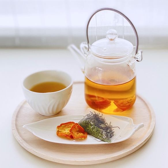 オーガニック薬膳茶 五色茶 GREEN　青　楽膳カフェオリジナルブレンド　イライラうつうつ 3枚目の画像